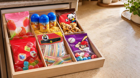 Imported Candy Snack Drawer Ideas That Stay Useful - imported candy snack drawer