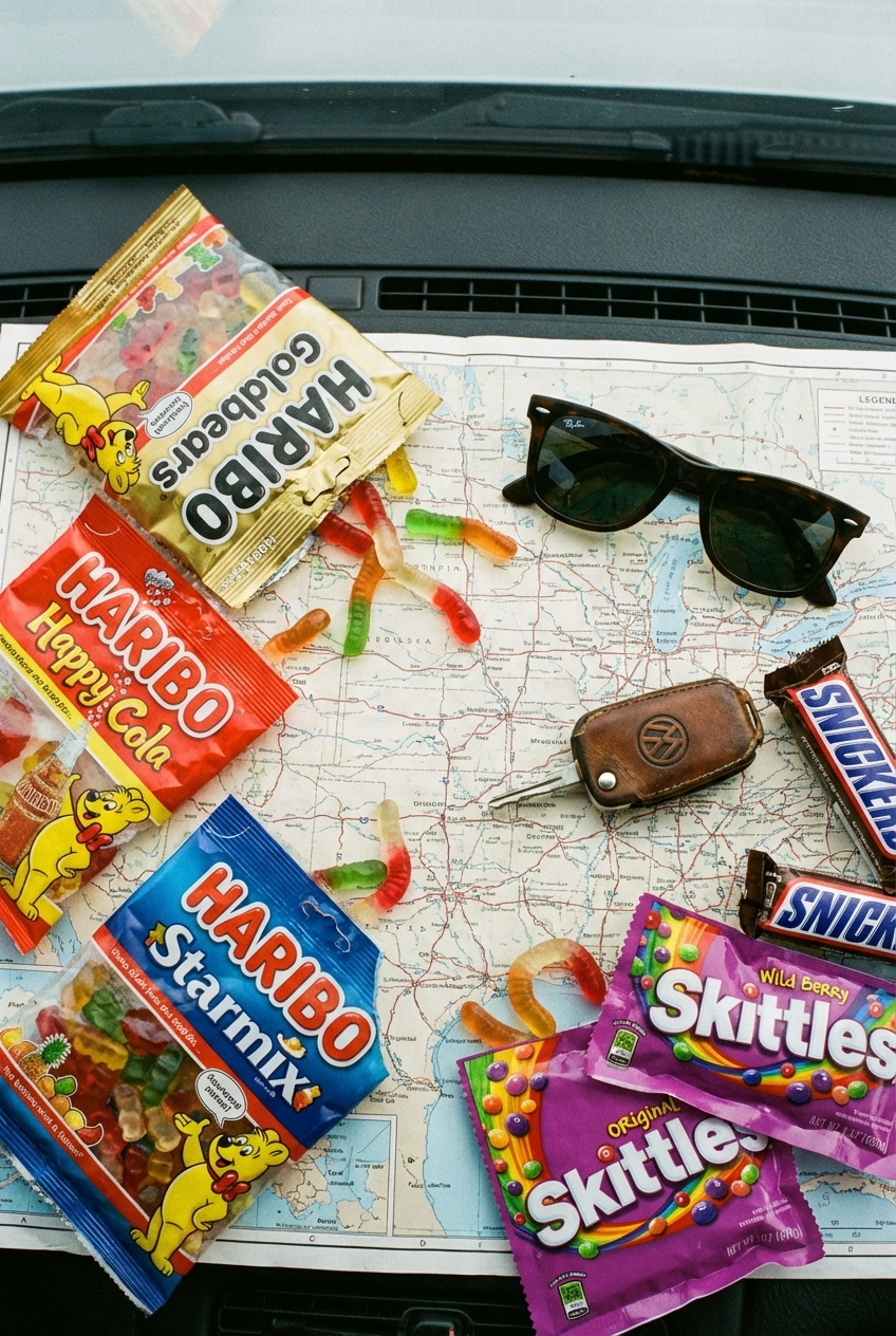 Road Trip Snack Haul