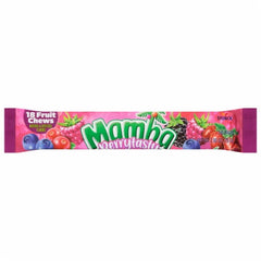 Mamba Berrytasty Fruit Chews 2.8oz berry candy stick pack