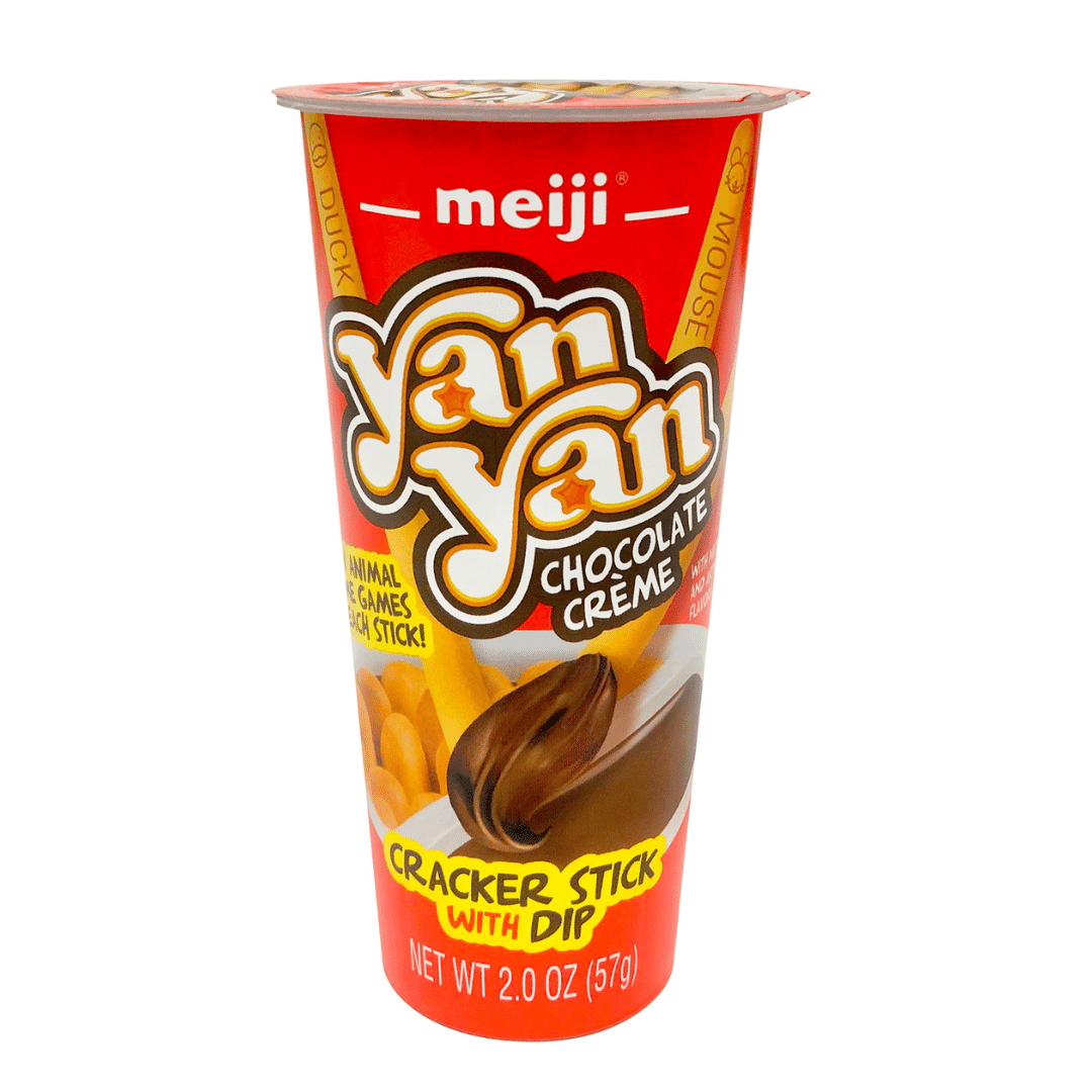 Meiji Yan Yan Chocolate Crème Cracker Sticks 2oz