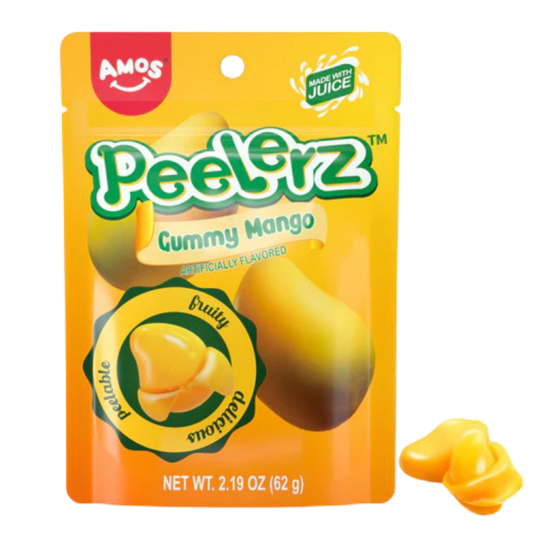 Peelerz Gummy - Peelable Mango Gummy 6oz - Buy at Snack Rack City 2048