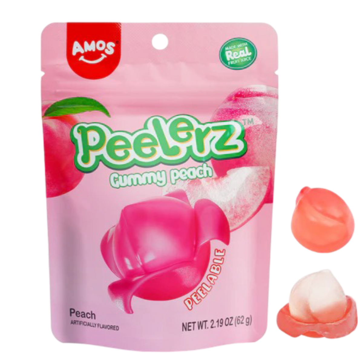 Peelerz Gummy - Peelable Peach Gummy 6oz