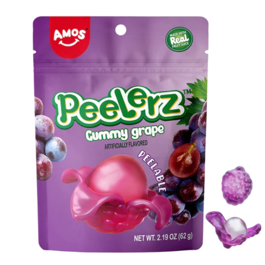 Peelerz Gummy - Peelable Grape Gummy 6oz - Buy at Snack Rack City 2048