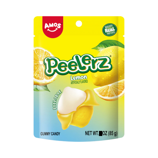 Peelerz Gummy - Peelable Lemon Gummy 6oz - Buy at Snack Rack City 2048