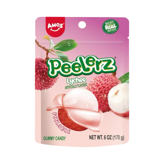 Peelerz Gummy - Peelable Lychee Gummy 6oz - Buy at Snack Rack City 2048