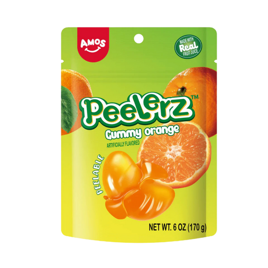 Peelerz Gummy - Peelable Orange Gummy 6oz - Buy at Snack Rack City 2048