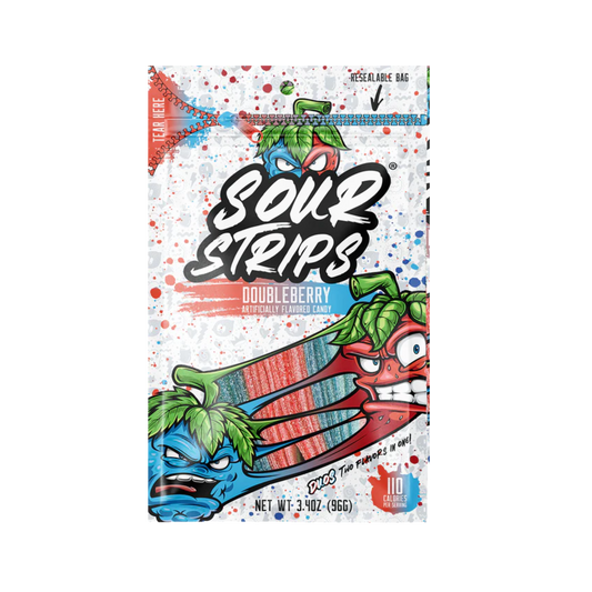 Sour Strips Double Berry 3.4oz - Buy at Snack Rack City 2048
