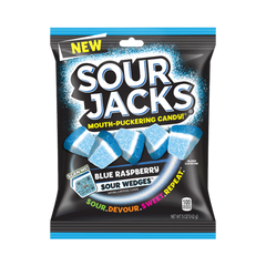 Sour Jacks Blue Raspberry Sour Wedges 5oz