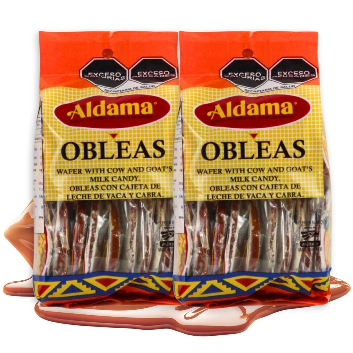 Aldama Obleas con Cajeta 20pcs - Buy at Snack Rack City