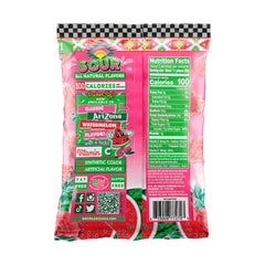 AriZona Sour Watermelon Fruit Snacks 5oz back label - Buy at Snack Rack City