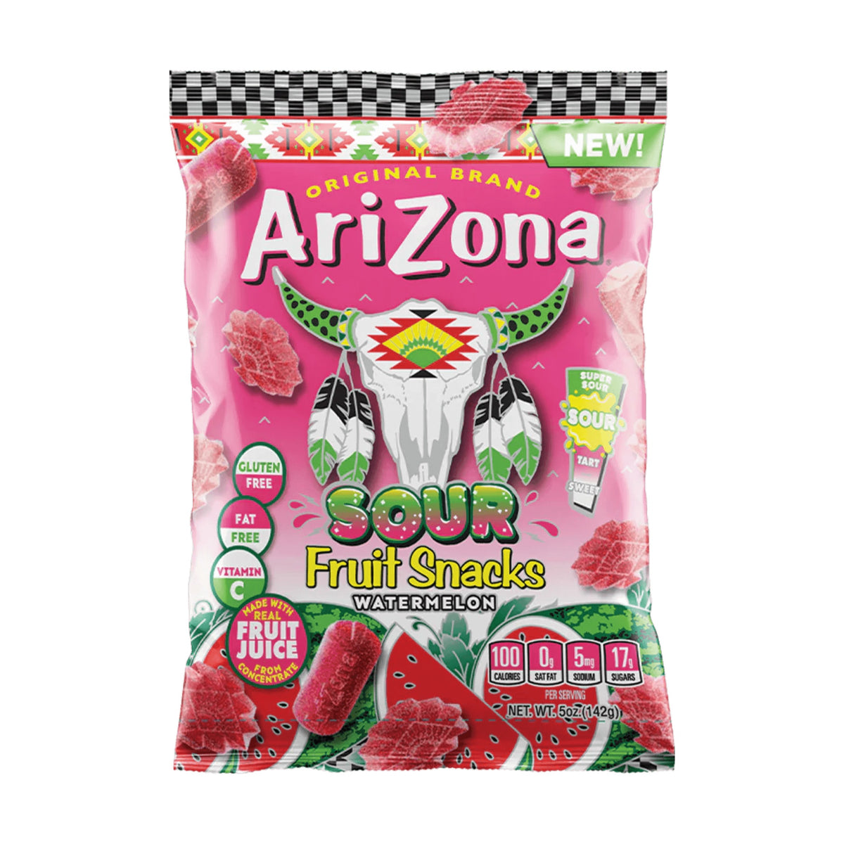 AriZona Sour Watermelon Fruit Snacks 5oz - Buy at Snack Rack City