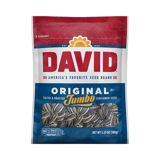 David Original Sunflower Seeds 5.25oz - Buy at Snack Rack City 2048