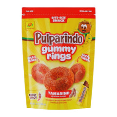 De La Rosa Pulparindo Gummy Rings Tamarind 9oz - Buy at Snack Rack City