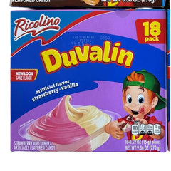 Ricolino Duvalin Strawberry-Vanilla 18pcs - Buy at Snack Rack City