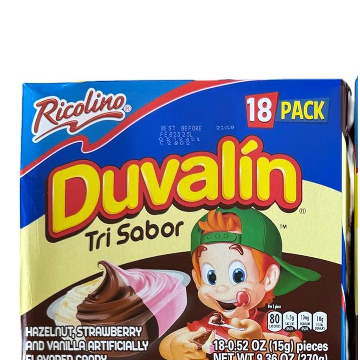 Ricolino Duvalin Tri Sabor 18pcs - Buy at Snack Rack City