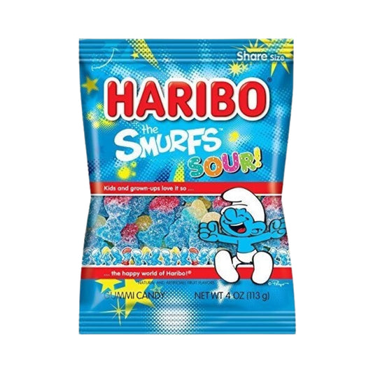 Haribo The Smurfs 4oz - Buy at Snack Rack City 2048