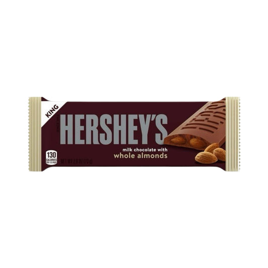 Hershey's Milk Chocolate With Whole Almonds King Size 2.6oz - Buy at Snack Rack City 2048