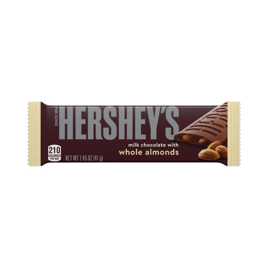 Hershey's Milk Chocolate With Whole Almonds 1.45oz - Buy at Snack Rack City 2048