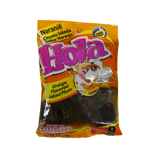 Hola Naranje Orange Flavored Salted Plum 2.5oz - Buy at Snack Rack City 2048