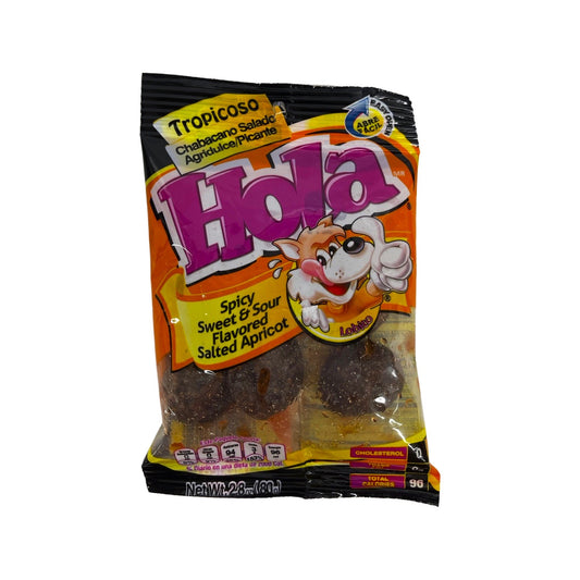 Hola Tropicoso Spicy Sweet & Sour Apricot 2.8oz - Buy at Snack Rack City 2048