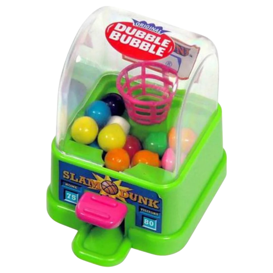Kidsmania Slam Dunk mini basketball gumball dispenser with Dubble Bubble gum 1512
