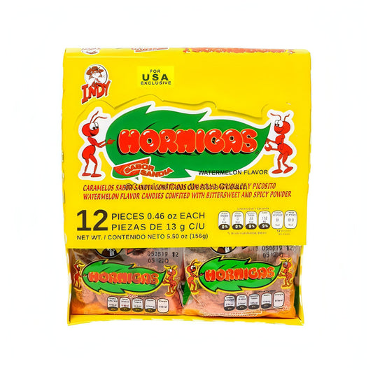 Indy Hormigas Watermelon Candy 12ct - Buy at Snack Rack City 1600