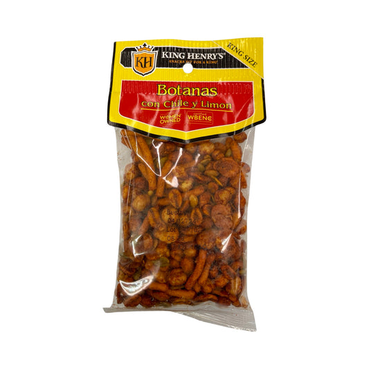 King Henry's Botanas Con Chile y Limon - Buy at Snack Rack City 2048