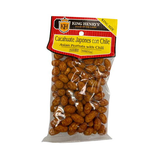 King Henry's Cacahuate Japones Con Chile - Buy at Snack Rack City 2048