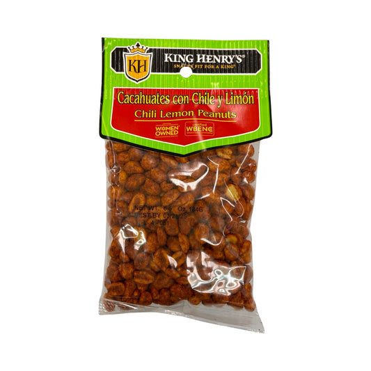 King Henry's Cacahuates Con Chile y Limon - Buy at Snack Rack City 2048