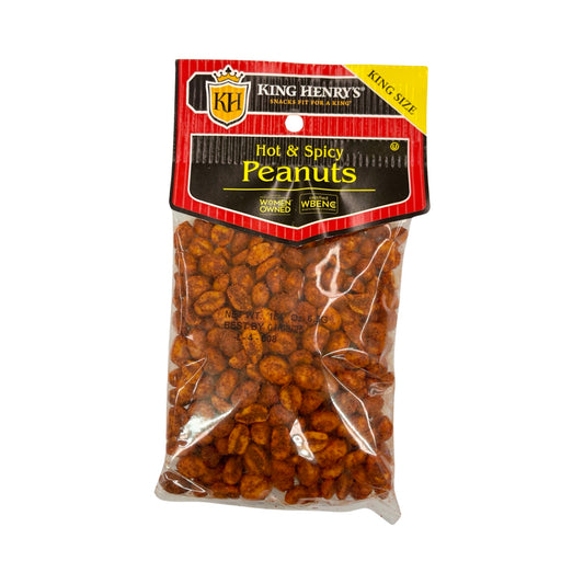 King Henry's Hot & Spicy Peanuts - Buy at Snack Rack City 2048