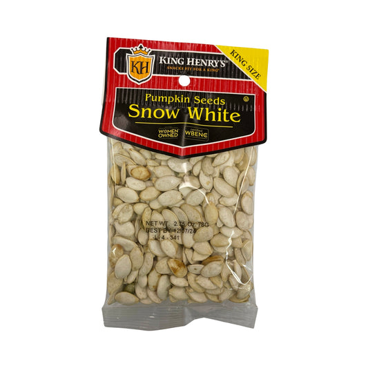 King Henry's Pumpkin Seeds Snow White - Buy at Snack Rack City 2048
