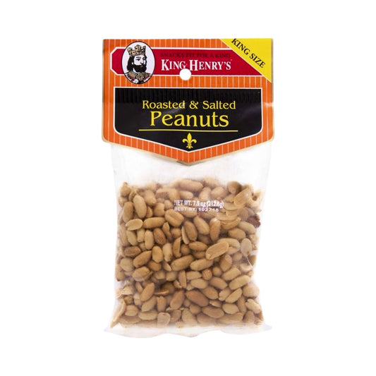 King Henry's Roasted & Salted Peanuts - Buy at Snack Rack City 2048
