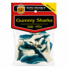 King Henry's Gummy Sharks 6.5 oz