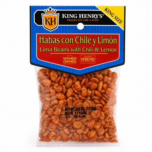 King Henry's Habas con Chile y Limón 4.5 oz 2048