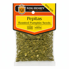 King Henry's Pepitas Roasted Pumpkin Seeds 3 oz