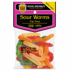 King Henry's Sour Worms 6.5 oz