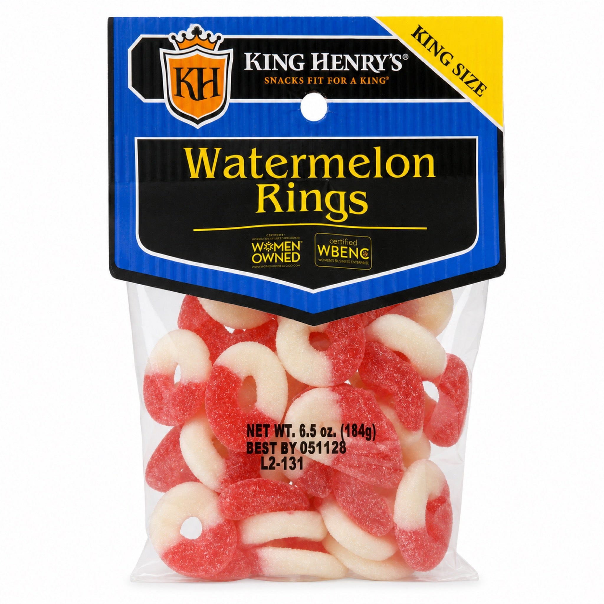 King Henry's Watermelon Rings 6.5 oz