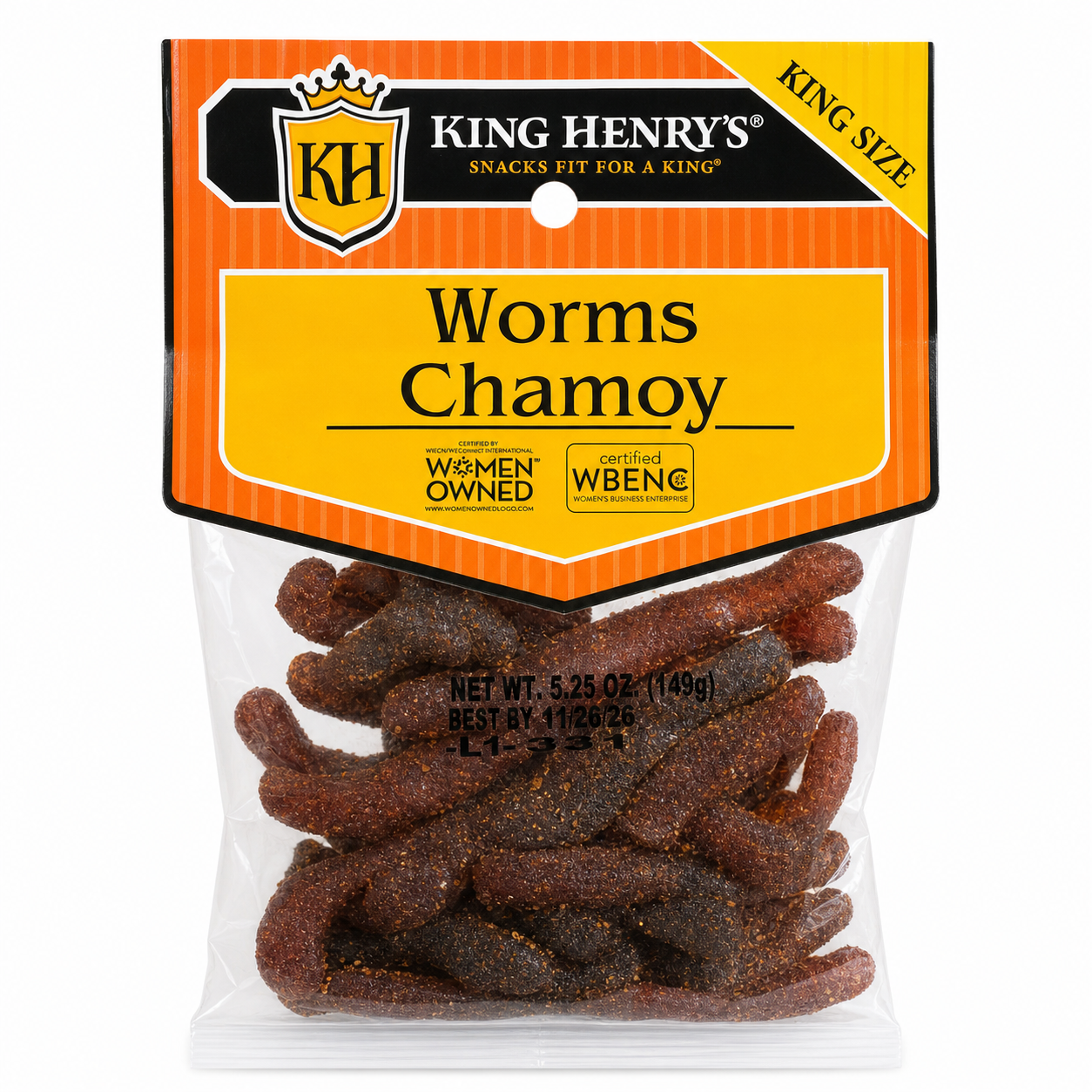 King Henry's Worms Chamoy 5.25 oz