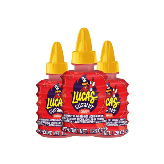 Lucas Gusano Chamoy 3pcs - Buy at Snack Rack City 2048