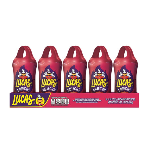 Lucas Muecas Cereza (Cherry) 10pcs - Buy at Snack Rack City 2048