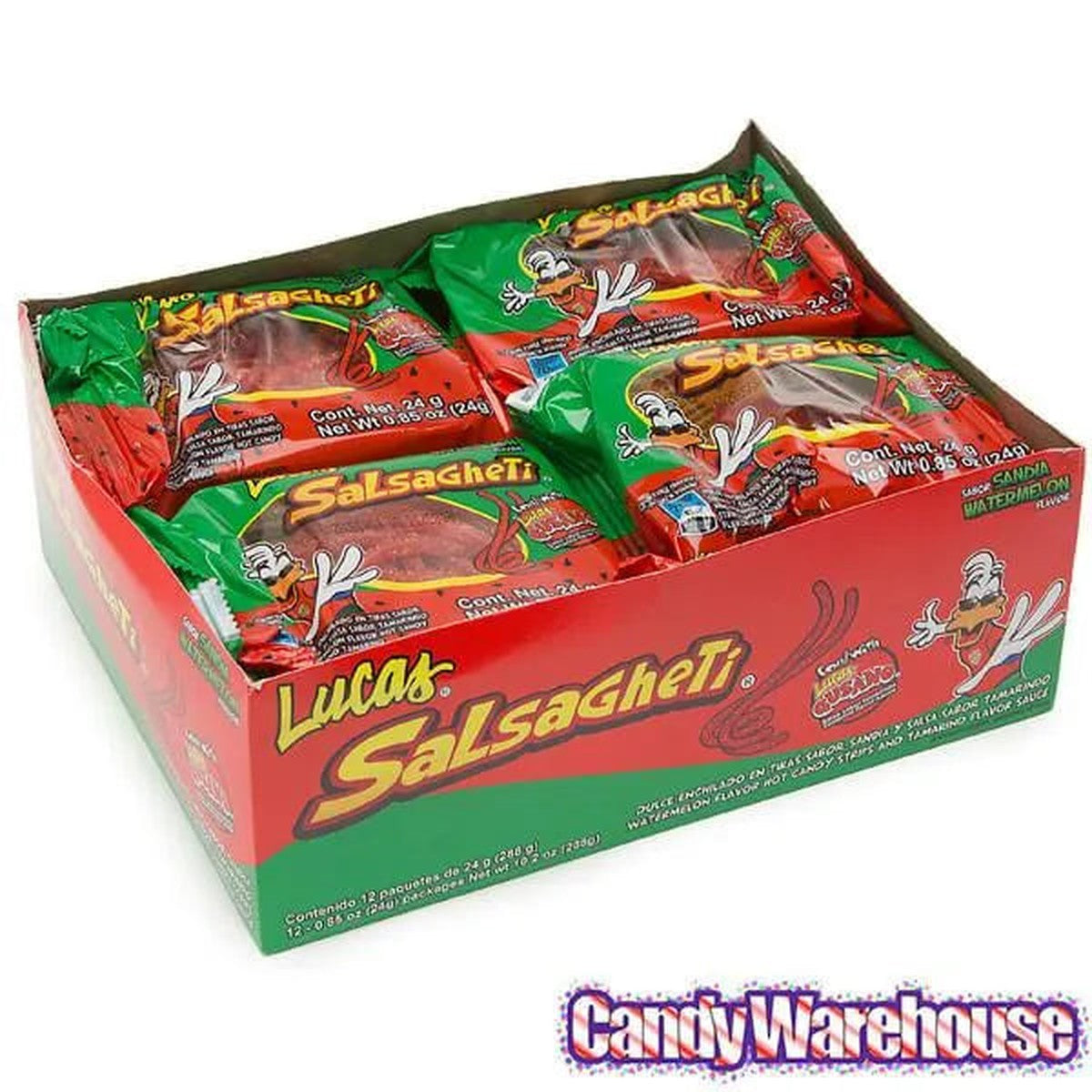 Lucas Skwinkles Salsaghetti Watermelon 12pcs - Buy at Snack Rack City