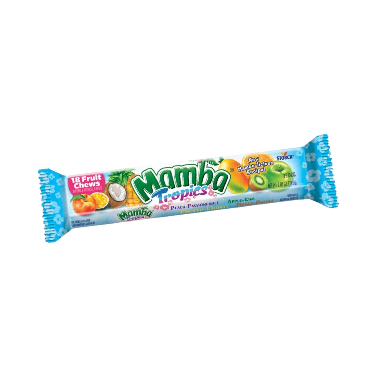 Mamba Fruit Chews Tropics 2.8oz