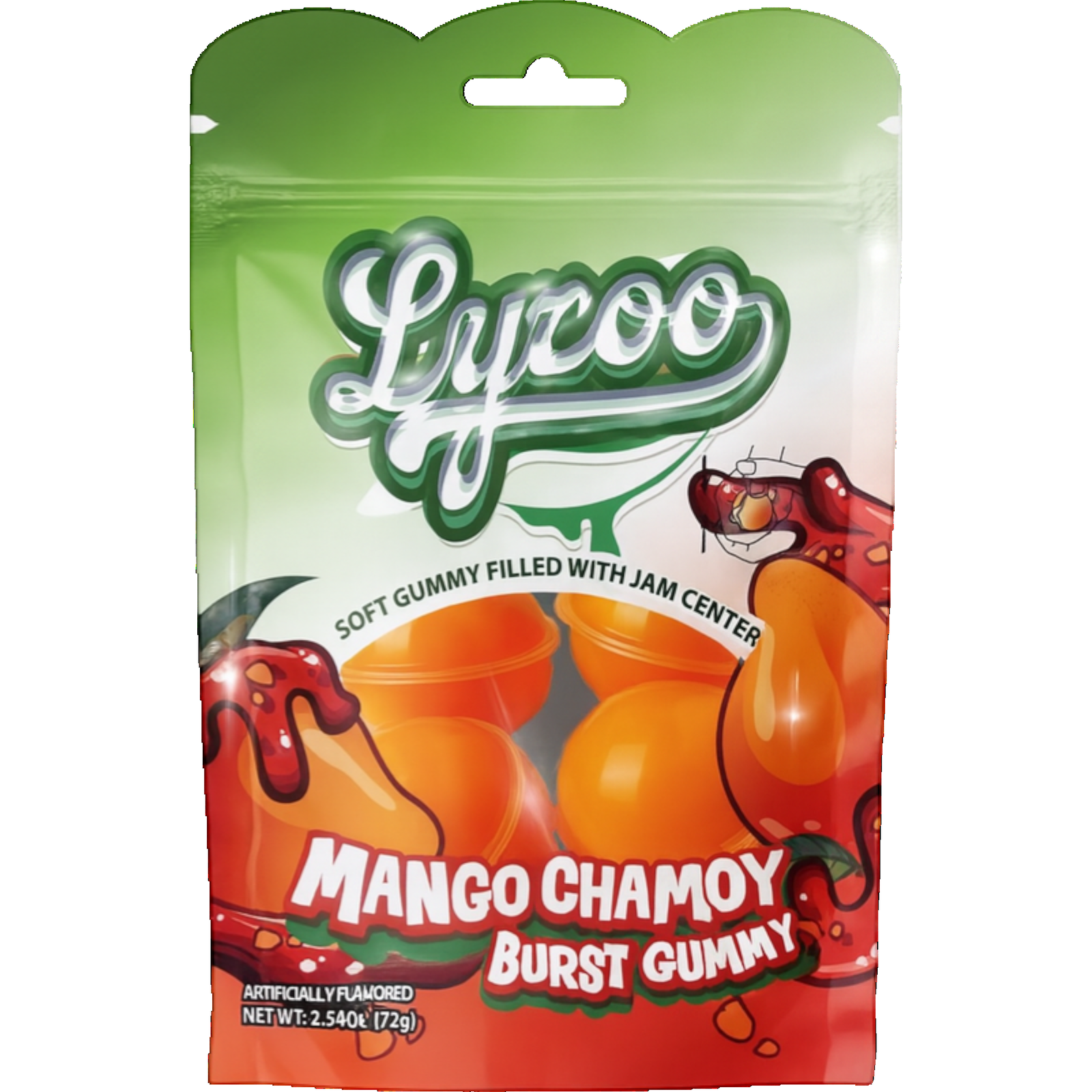 Lyzoo Mango Chili Burst Gummy 2.54oz