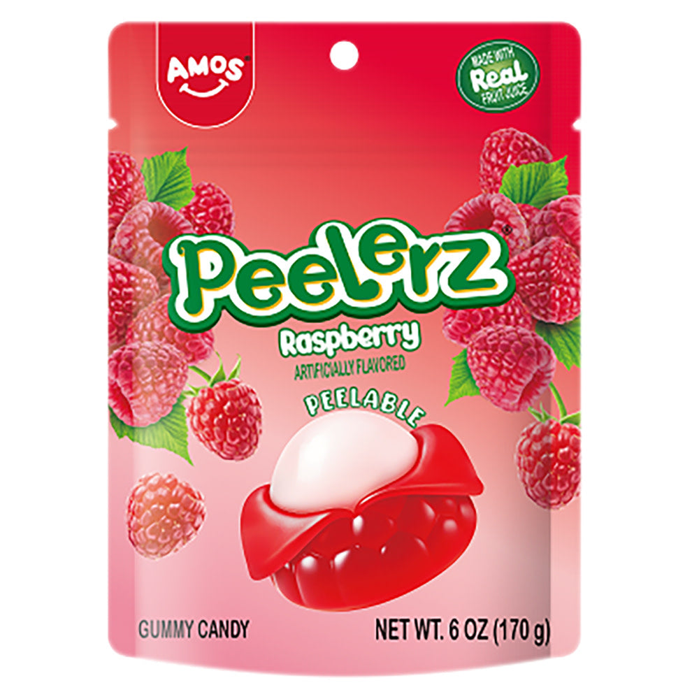 Peelerz Gummy - Peelable Raspberry Gummy 6oz - official packshot