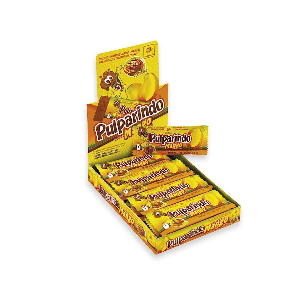 Pulparindo Mango 20pcs - Buy at Snack Rack City