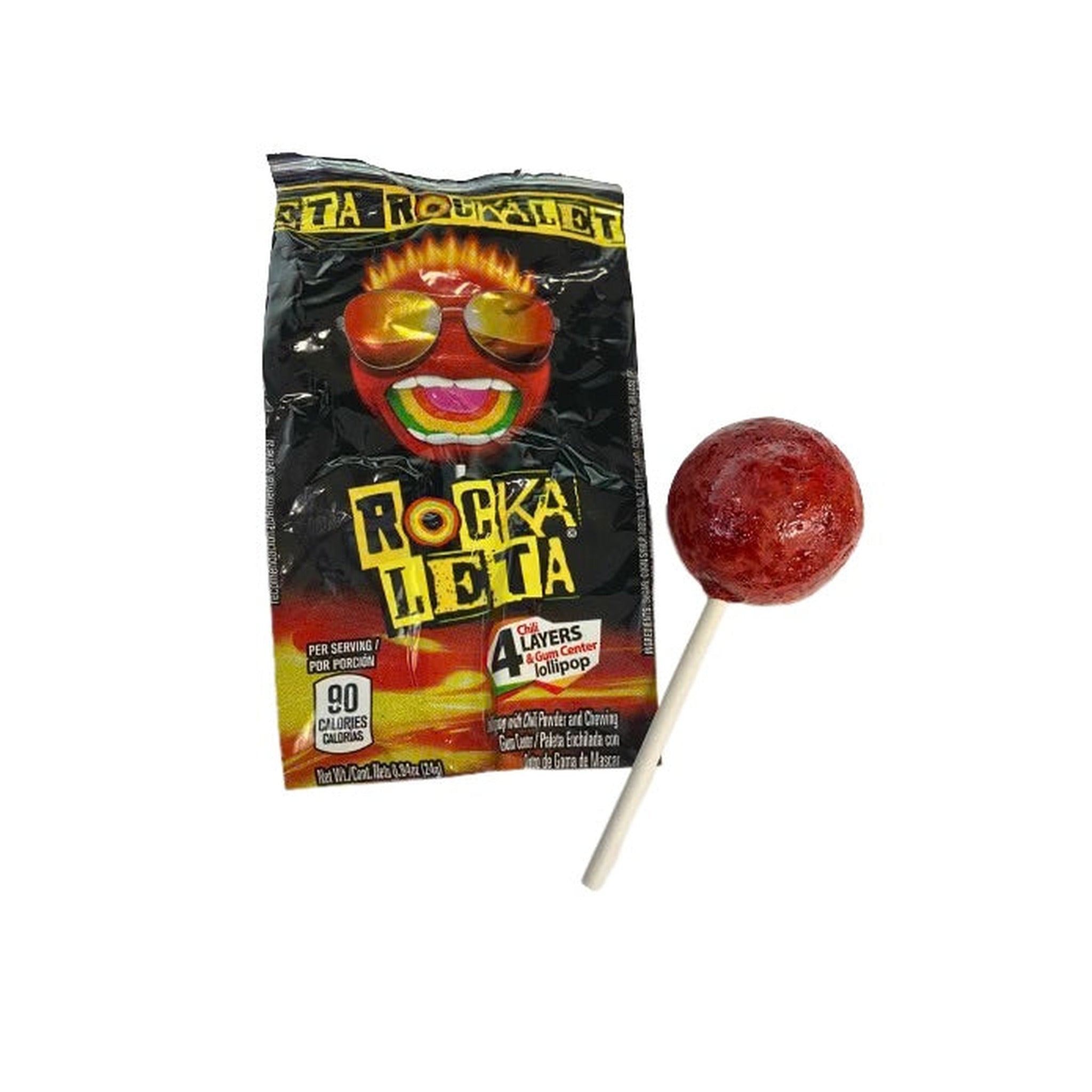 Sonrics Rockaleta Lollipop Single - Buy at Snack Rack City