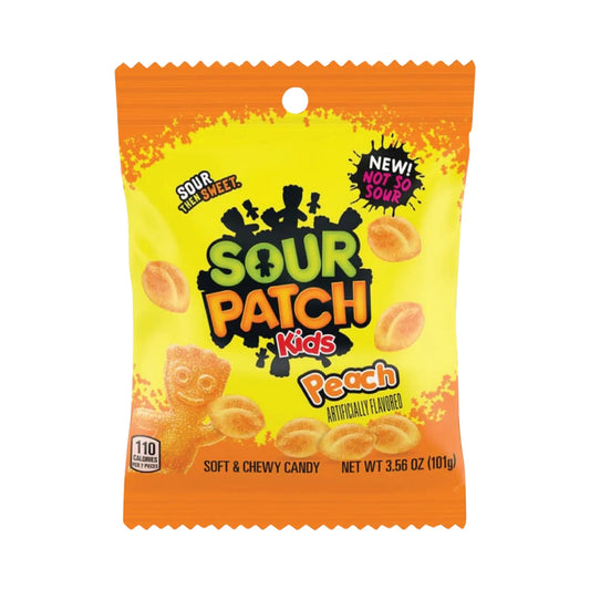 Sour Patch Kids Peach 3.5oz - Buy at Snack Rack City 2048