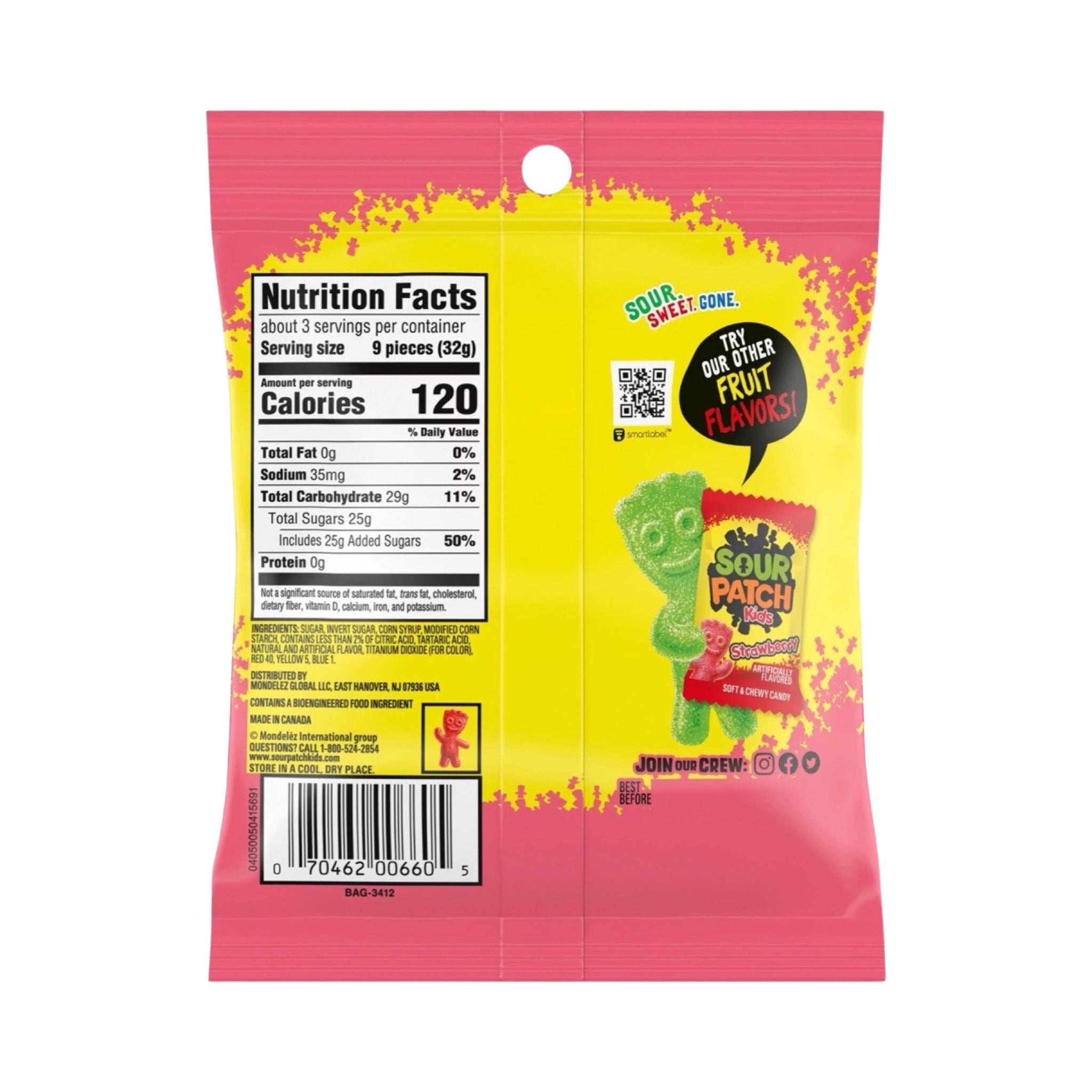 Sour Patch Kids Watermelon 3.5oz