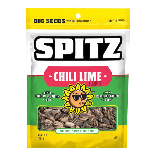 Spitz Chili Lime Sunflower Seeds 6oz - Buy at Snack Rack City 2048
