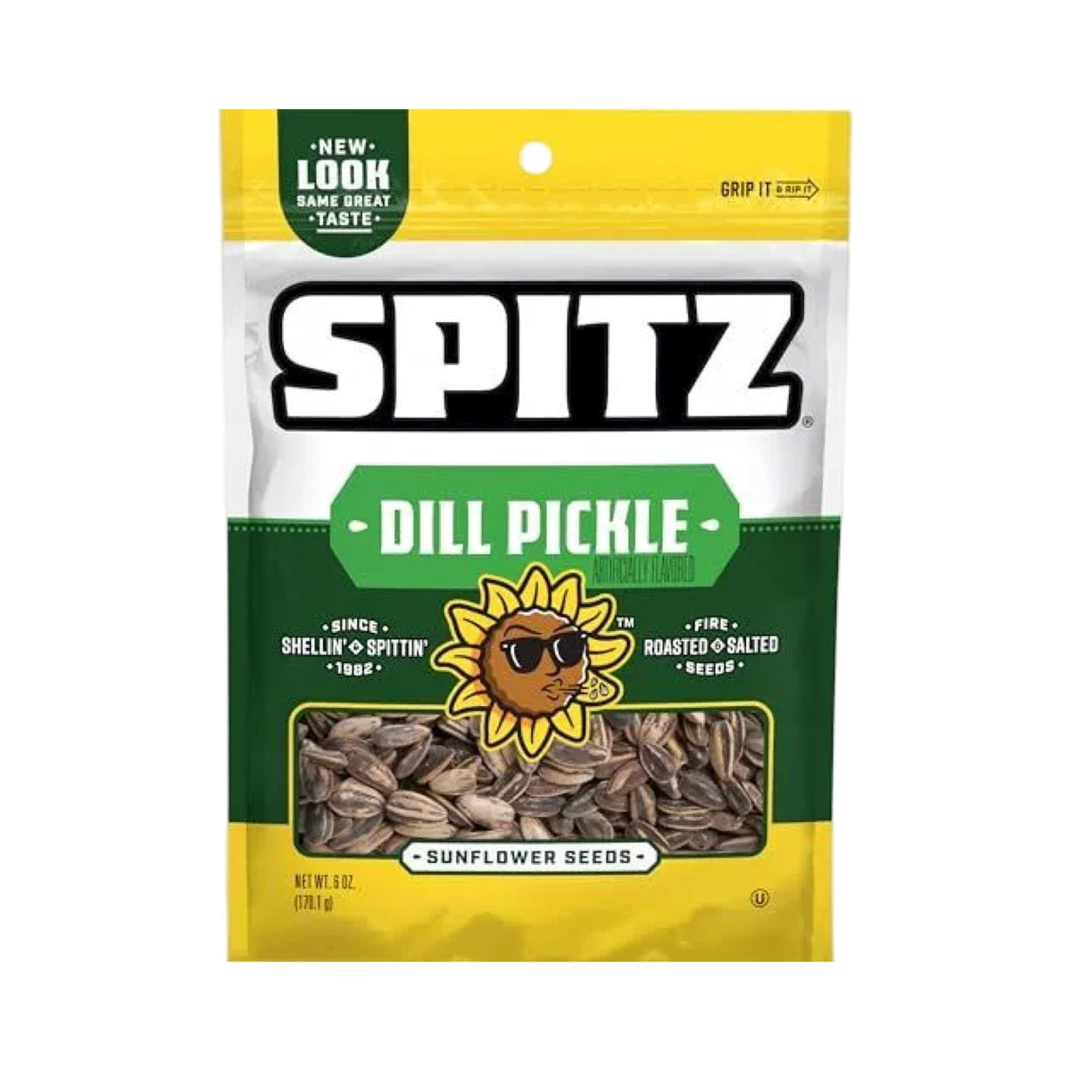 Spitz Dill Pickle Sunflower Seeds 6oz